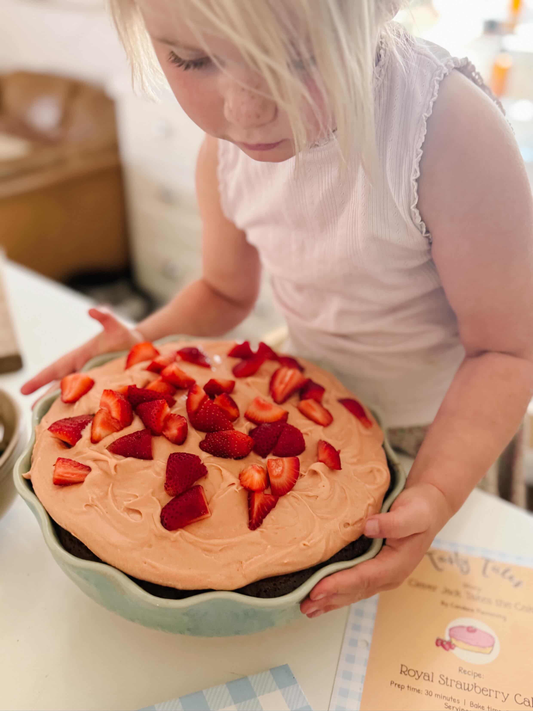 Strawberry chocolate cake